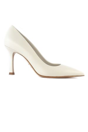 Cream white leather Donna pumps SERGIO LEVANTESI | DONNA4BRIDAL